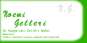 noemi gelleri business card